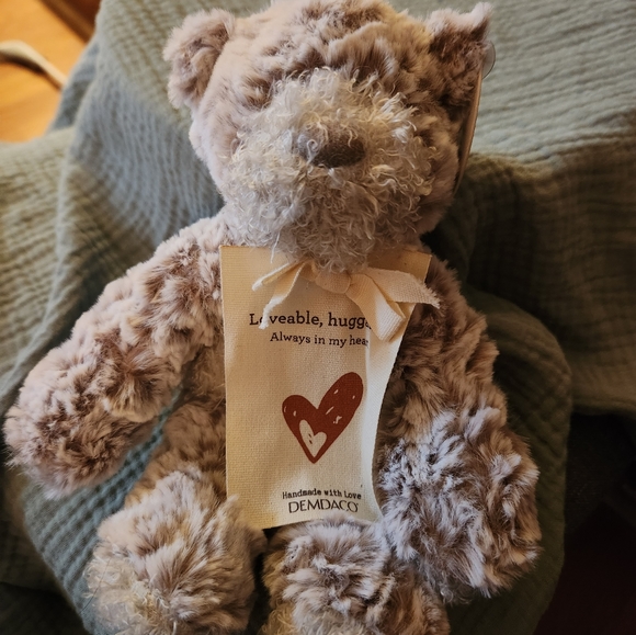 Giving bear, handmade with love DEMDACO - Picture 5 of 5